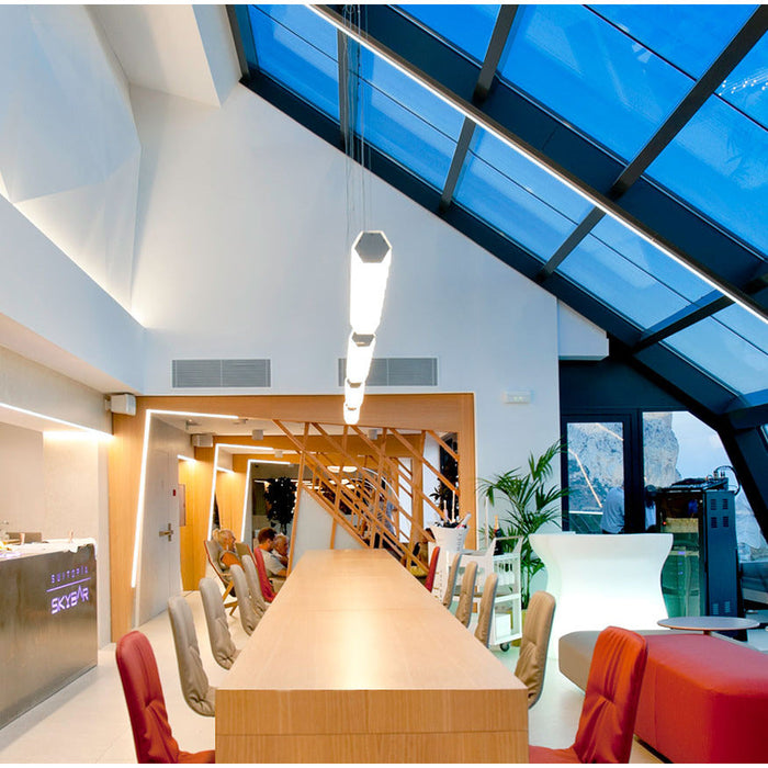 LAMP. LED COLGANTE HUGO PRISMA 30W 220V 2700K 3000LM