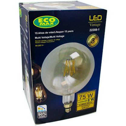 BOMBILLO LED FILAMENTO G200 E27 8W 85-265V 2700K