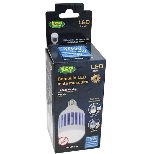 BOMBILLO LED MATAMOSQUITO E27 9W 120V 6500K