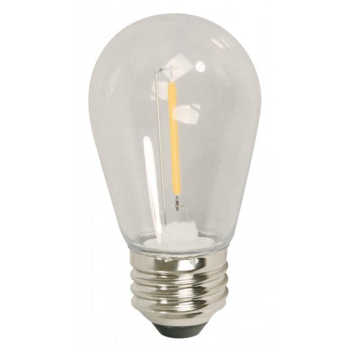 BOMBILLO LED FILAMENTO PARA USO DE LÁMPARAS SOLARES S14 E27 0.12W 3V 2700K