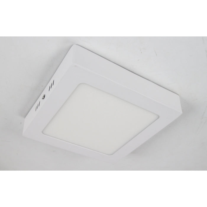 LAMP LED TECHO CUADRADA BLANCA 12W 4000K