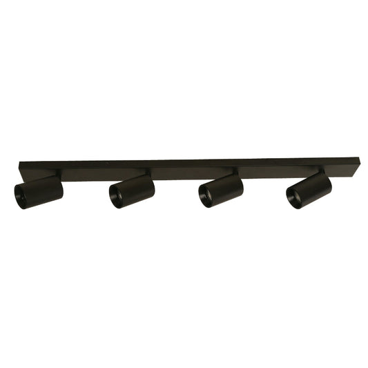 Lámpara Techo Reflectora Negro 4L Gu10 5W
