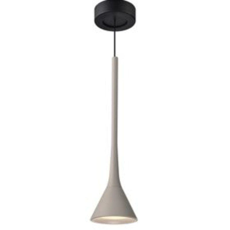 LAMP. LED COLGANTE NEGRO Y GRIS 6W 100-240V 3000K