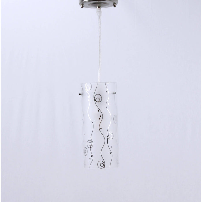 LAMP. TECHO NIQUEL SATINADO 1L E27 60W