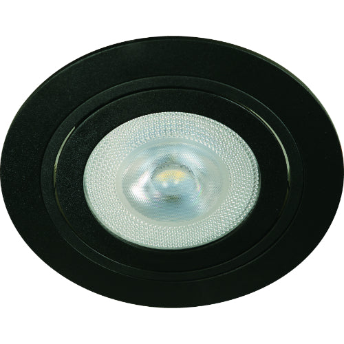 LAMP. EMPOTRABLE NEGRO 1L PAR30 10W MOVIBLE