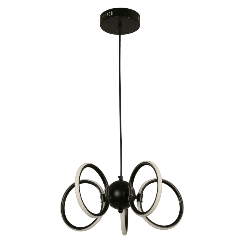 Lámpara Led Colgante Negro 40W 85-265V 3000K