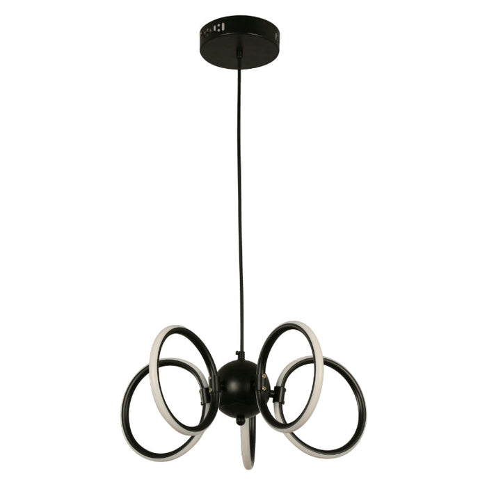 Lámpara Led Colgante Negro 40W 85-265V 3000K