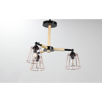 LAMP. TECHO NEGRO 3L E14 40W