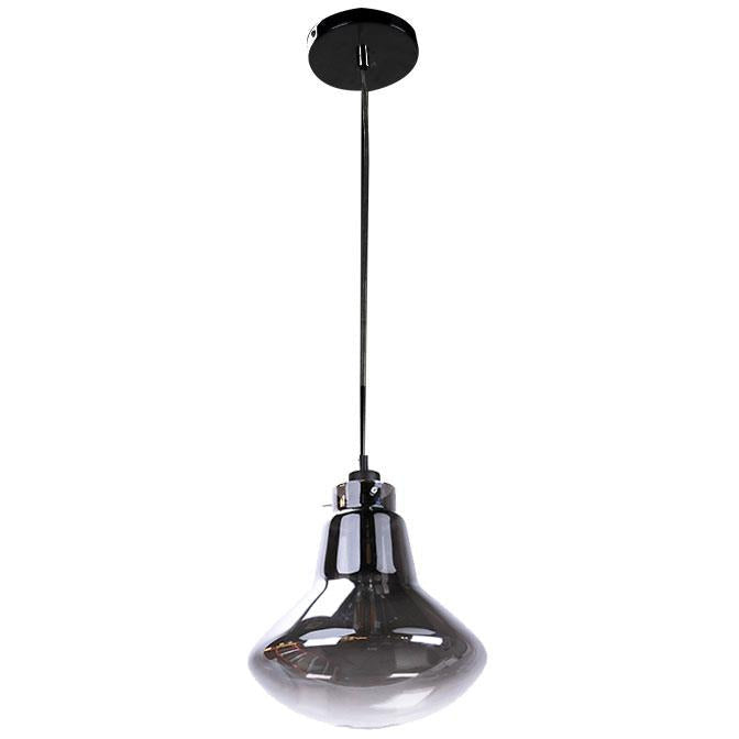 LAMP. COLGANTE NEGRO 1L E27 60W (BOMBILLO INCLUIDO)