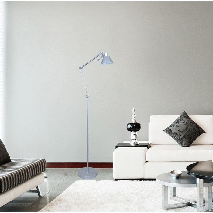 LAMP. PIE PLATEADO 1L E27 40W