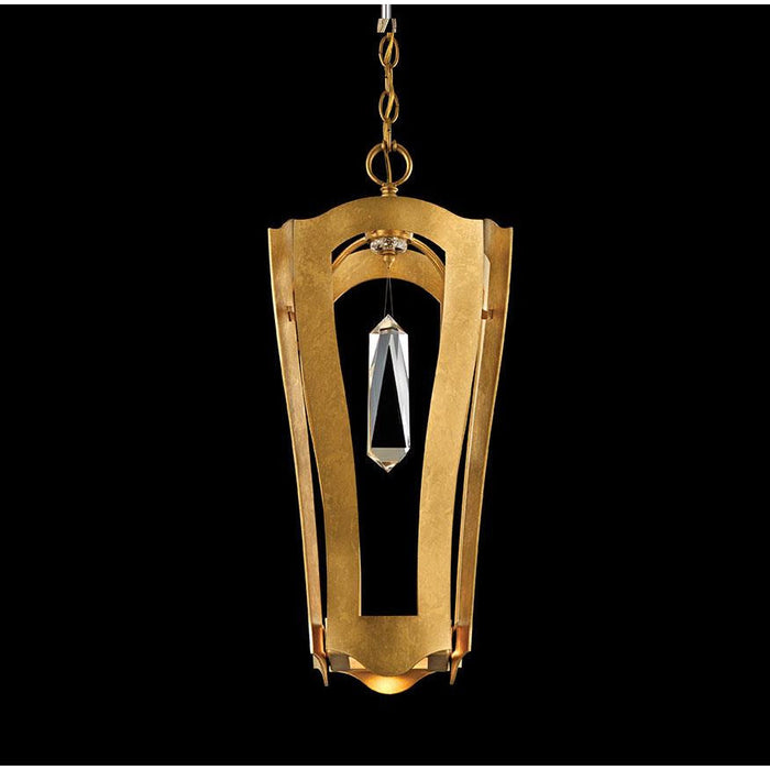 LAMP. TECHO LINTERNA SMALL DORADO 2L G9 40W