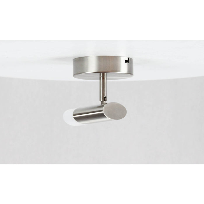 LAMP. LED TECHO REFLECTORA NÍQUEL SATINADO 1L 5W 85-265V 3000K
