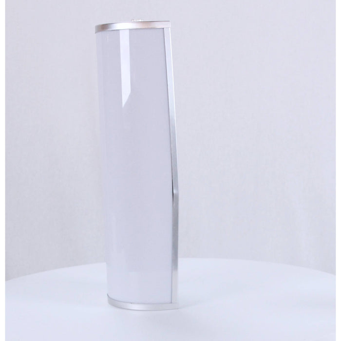 LAMP. PARED PLATEADO 2L E27 11W 120V 6400K (I/B)
