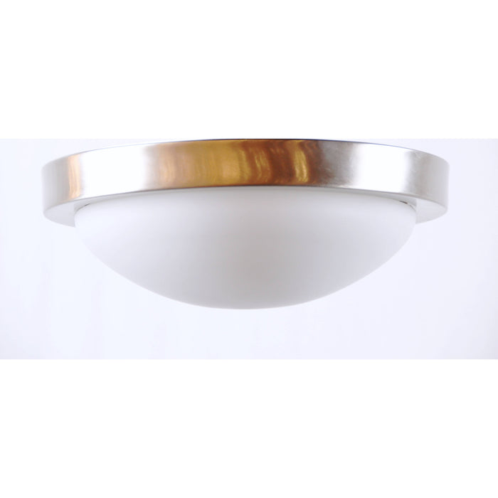 LAMP. TECHO NÍQUEL SATINADO 2L E27 60W