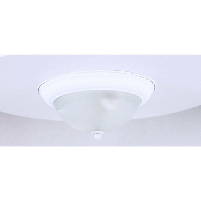 LAMP. TECHO BLANCO 1L E27 60W (2 PIEZAS)