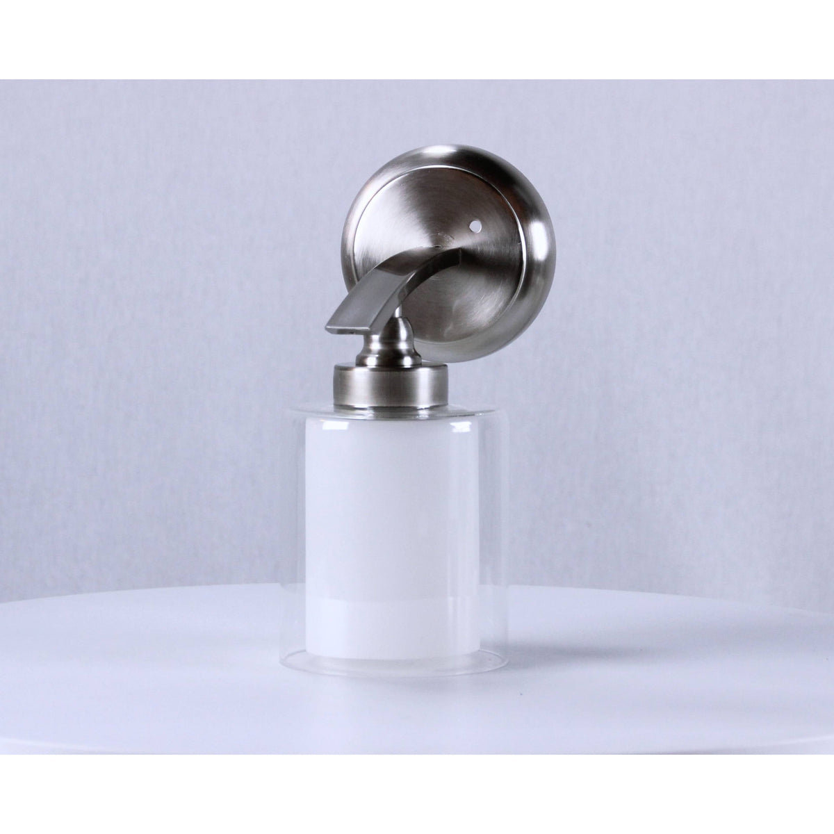 LAMP. PARED NÍQUEL SATINADO 1L E27 40W