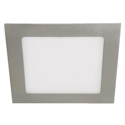 LAMP. LED TECHO NÍQUEL SATINADO 12W 100-277V 4000K
