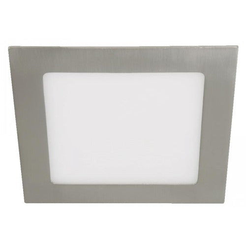 LAMP. LED TECHO NÍQUEL SATINADO 12W 100-277V 4000K