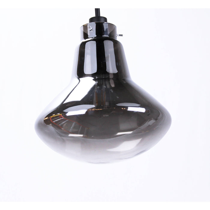 LAMP. COLGANTE NEGRO 1L E27 60W (BOMBILLO INCLUIDO)