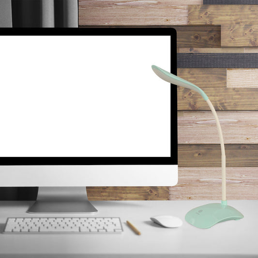 LAMP. LED ESCRITORIO AZUL 1L 2W 5V 6500K (TOQUE, CON USB)
