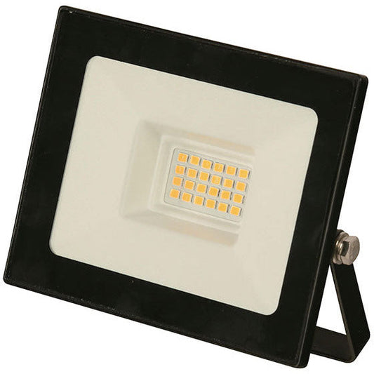LAMP. LED EXT. REFLECTORA NEGRO 1L 20W 100-265V 3000K