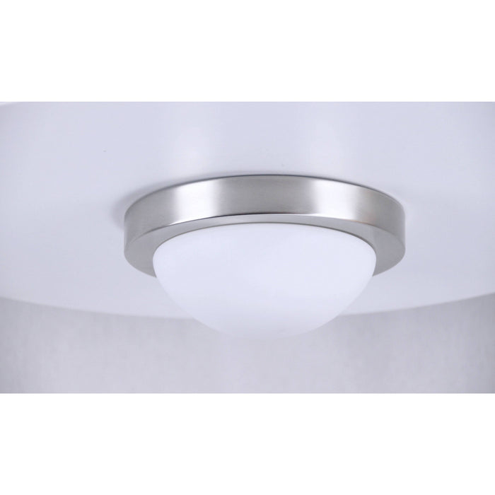 LAMP. TECHO NÍQUEL SATINADO 1L E27 60W