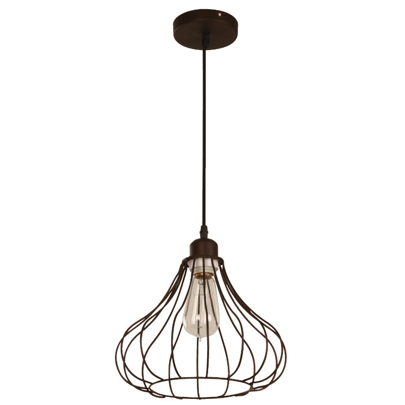 LAMP. TECHO OXIDO 1L E27 60W