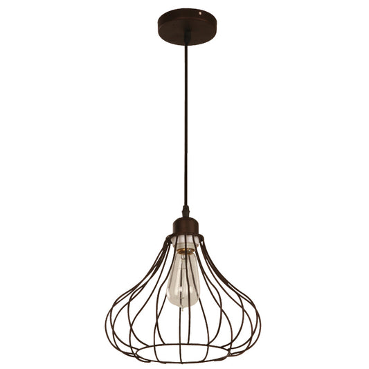 LAMP. TECHO OXIDO 1L E27 60W