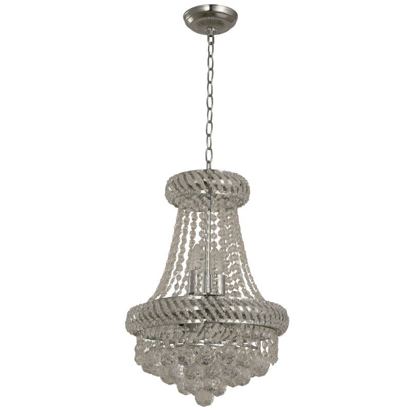 Lámpara Colgante Cromo 6L E27 60W