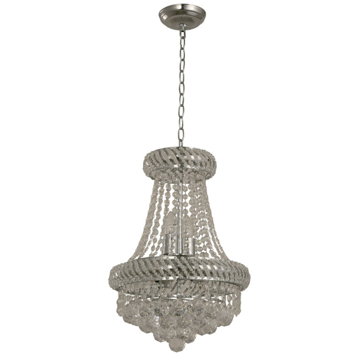 Lámpara Colgante Cromo 6L E27 60W