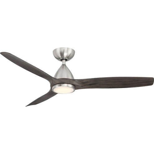 VENTILADOR DE TECHO SKYLARK CHOCOLATE/GRIS DC 54" 19.5W 120V 2700K