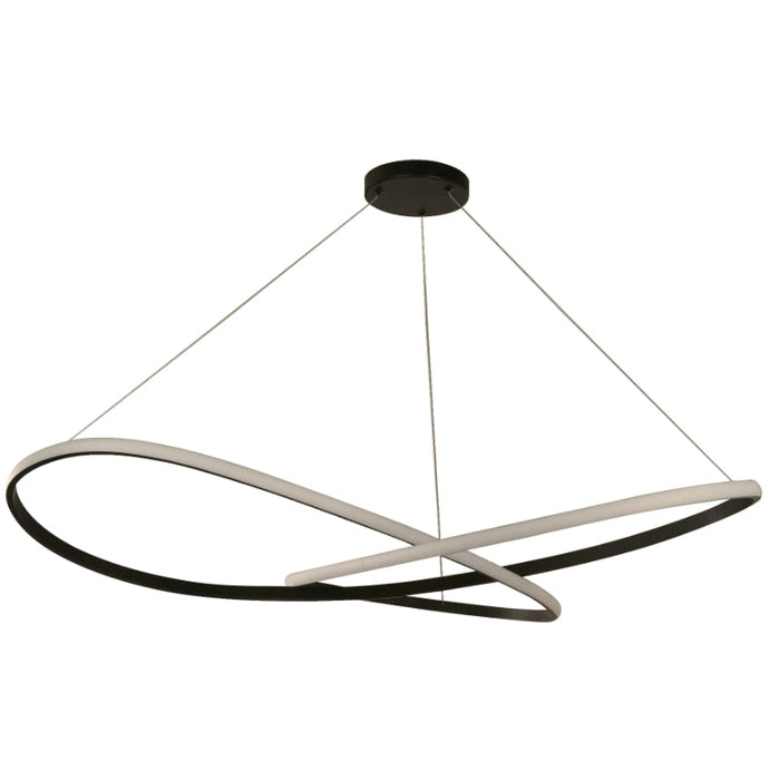 LAMP. LED COLGANTE NEGRO 1L 50W 100-240V 2700K