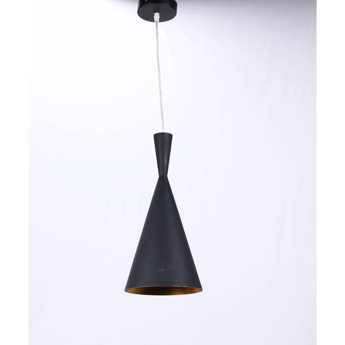 LAMP. COLGANTE NEGRO 1L E27 60W