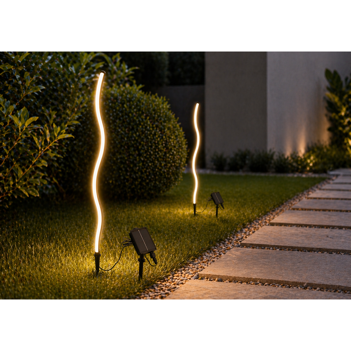 LAMP. LED EXT. ESTACA SOLAR 0.3W 3.7V 3000K