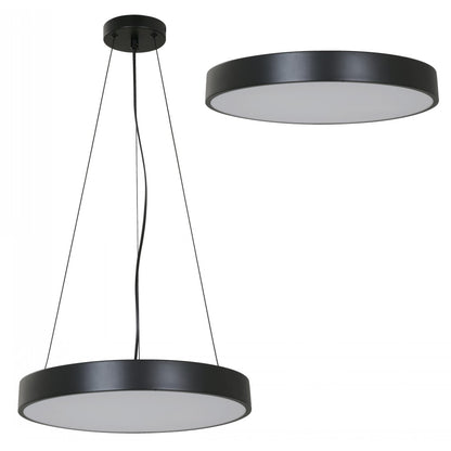 LAMP. LED COLGANTE NEGRO 36W 100-240V 3000K