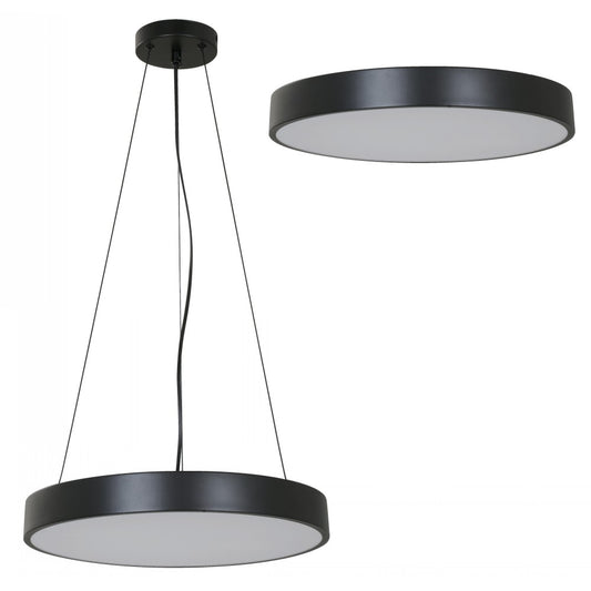 LAMP. LED COLGANTE NEGRO 36W 100-240V 3000K