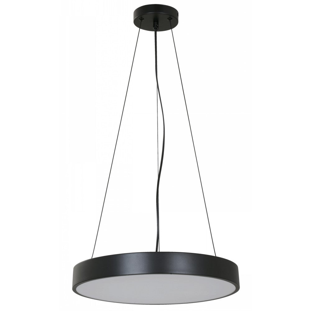 LAMP. LED COLGANTE NEGRO 36W 100-240V 3000K