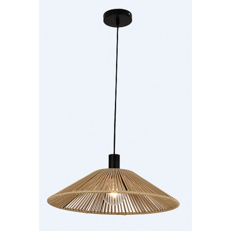 LAMP. COLGANTE 1L CHOCOLATE Y NEGRO G80 40W 120V