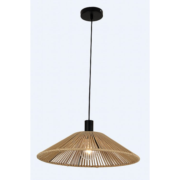 LAMP. COLGANTE 1L CHOCOLATE Y NEGRO G80 40W 120V