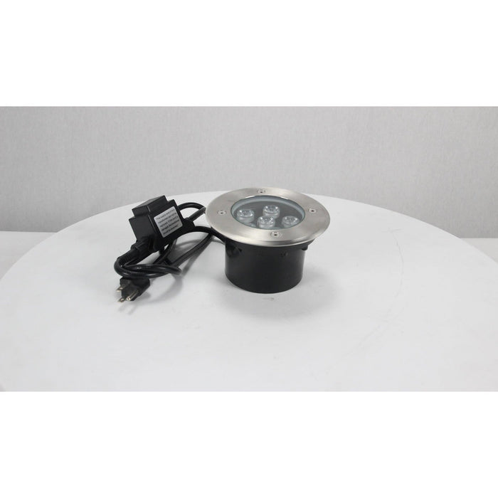 Lámpara Led Exterior  Piso Plateado 1L 6W 110-220V 6000K Sumergible