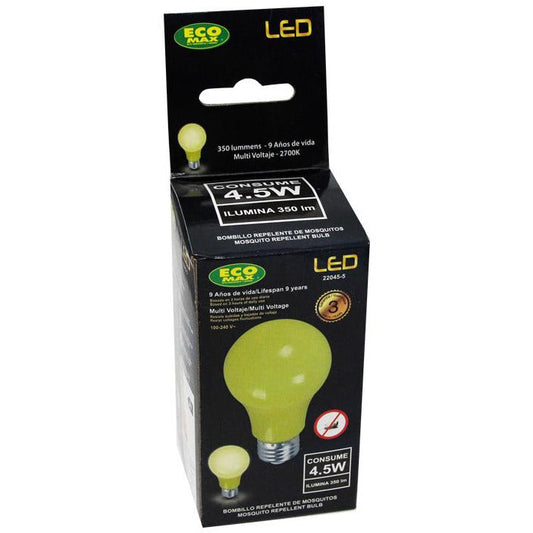 BOMBILLO LED REPELENTE DE MOSQUITO A60 E27 4.5W 100-240V 2700K