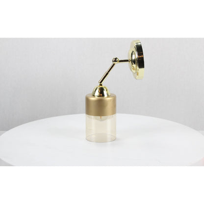 LAMP. PARED BRONCE PULIDO 1L E27 40W