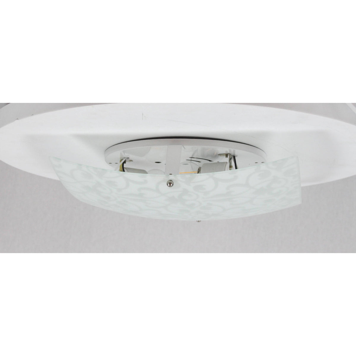 LAMP. TECHO NIQUEL SATINADO 1L E27 60W
