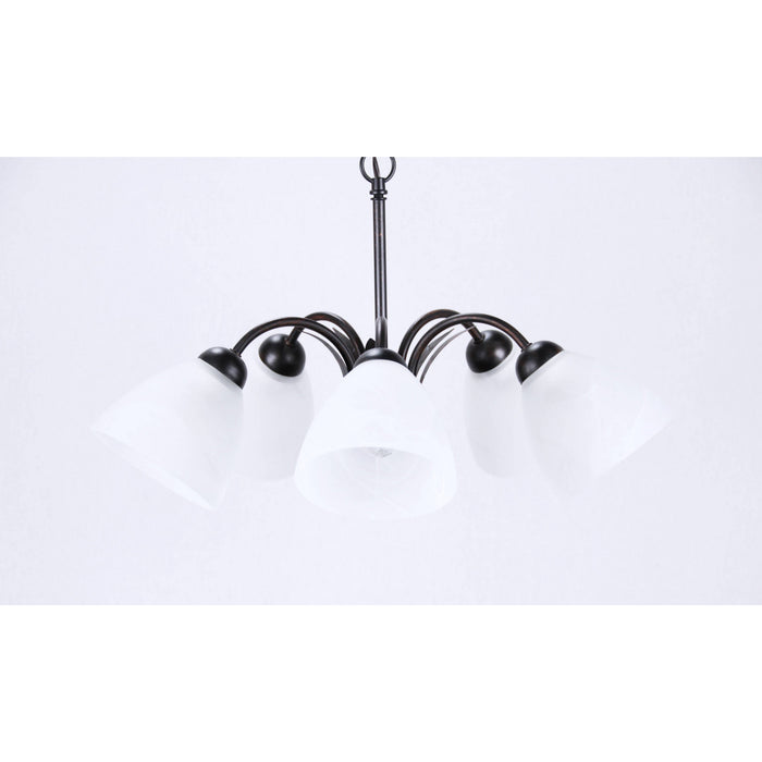 LAMP. TECHO NEGRO 5L E27 60W