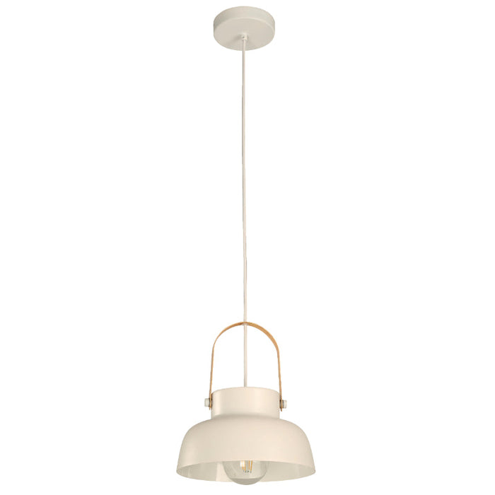 LAMP. COLGANTE BLANCO 1L E27 40W