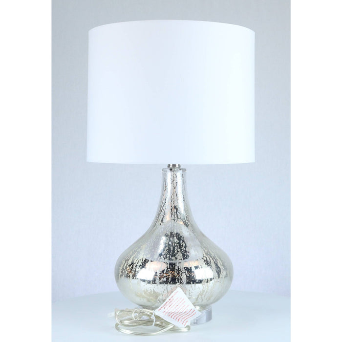 LAMP. MESA PLATEADO 1L E27 100W