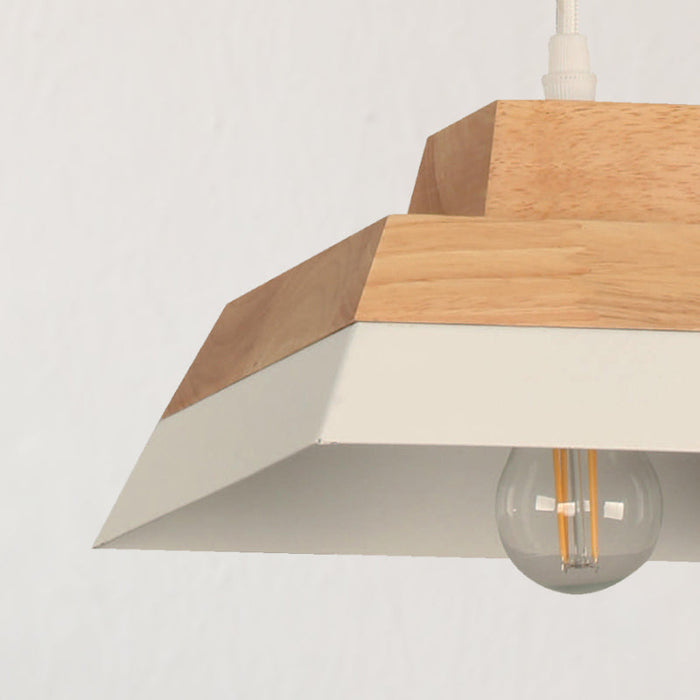 Lámpara Colgante Blanco 1L E27 40W