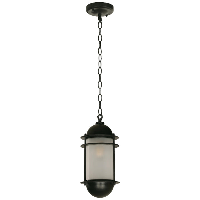 Lámpara Exterior  Colgante Negro 1L E27 40W