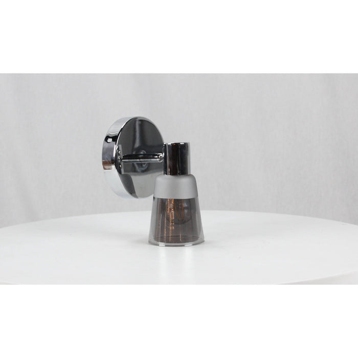 LAMP. TECHO REFLECTORA CROMO 1L E14 40W