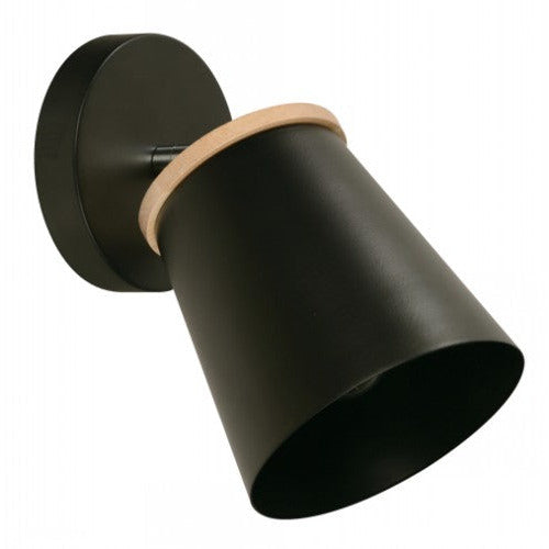 LAMP. PARED NEGRO 1L E27 40W